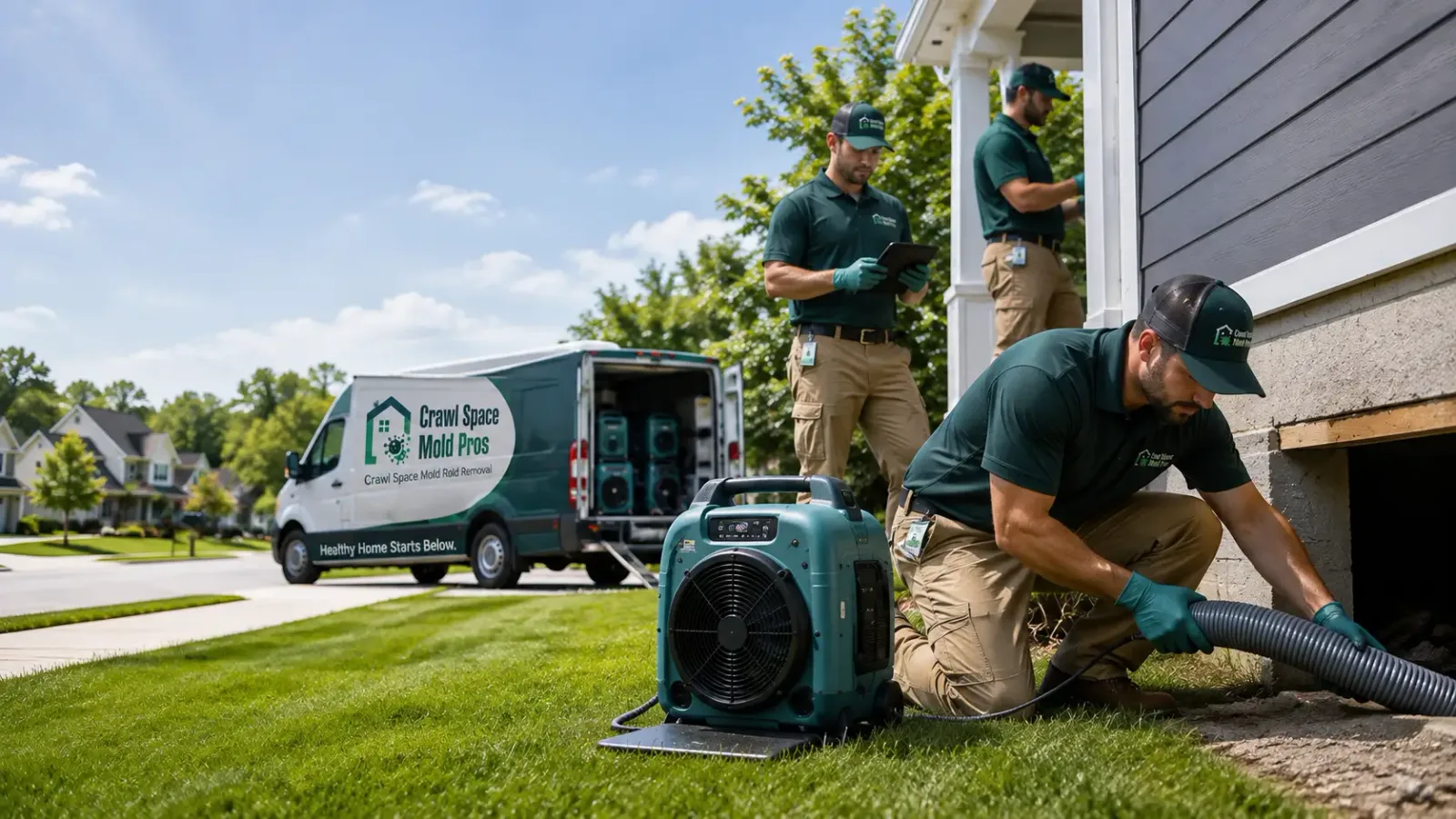 Crawl Space Mold Removal in Edwardsville, IL